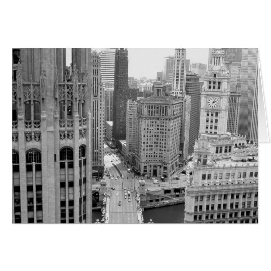 USA, IL, Chicago, Loop from Hotel Cards (Front Horizontal)