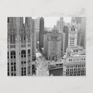 USA, IL, Chicago, Loop from Hotel Postcard