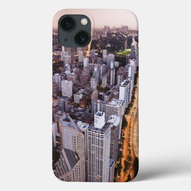 USA, Illinois, Chicago, Aerial view of Lake Case-Mate iPhone Case (Back)