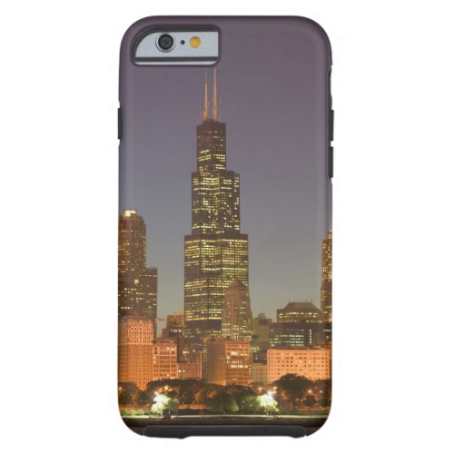 USA Illinois Chicago City Skyline  Evening Tough iPhone 6 Case