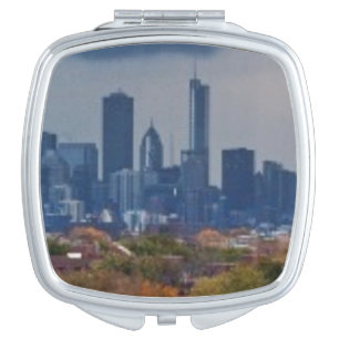 USA, Illinois, Chicago, cityscape Makeup Mirror
