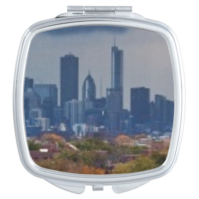 USA, Illinois, Chicago, cityscape Makeup Mirror (Front)