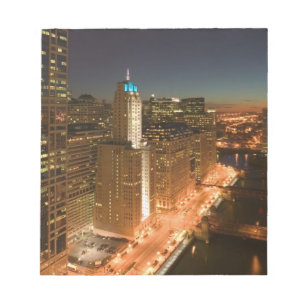 USA, Illinois, Chicago: The Loop: Buildings Notepad
