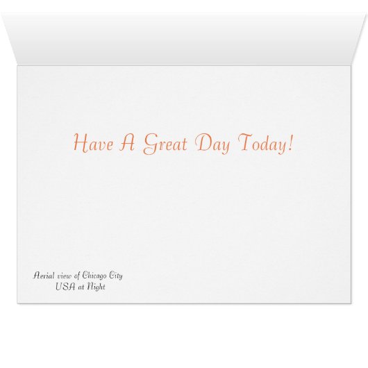 USA Image for American Birthday greeting card (Inside Horizontal (Bottom))