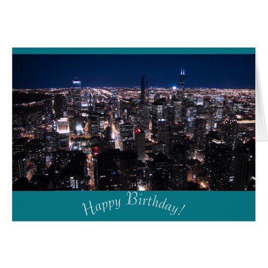 USA Image for American Birthday greeting card (Front Horizontal)