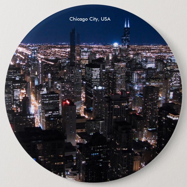 USA Image for Colossal Round Badge, Pinback Button (Front)