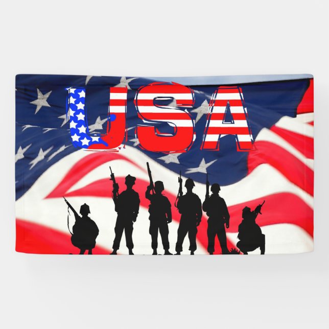 USA In Honor Banner (Horizontal)