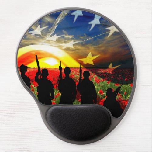USA In Honor Gel Mouse Pad