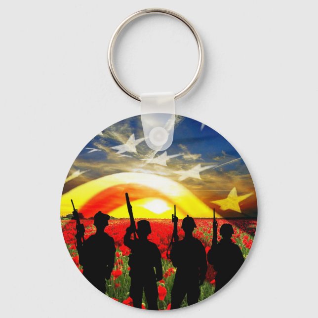 USA In Honor Keychain (Front)