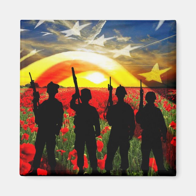 USA In Honor Magnet (Front)