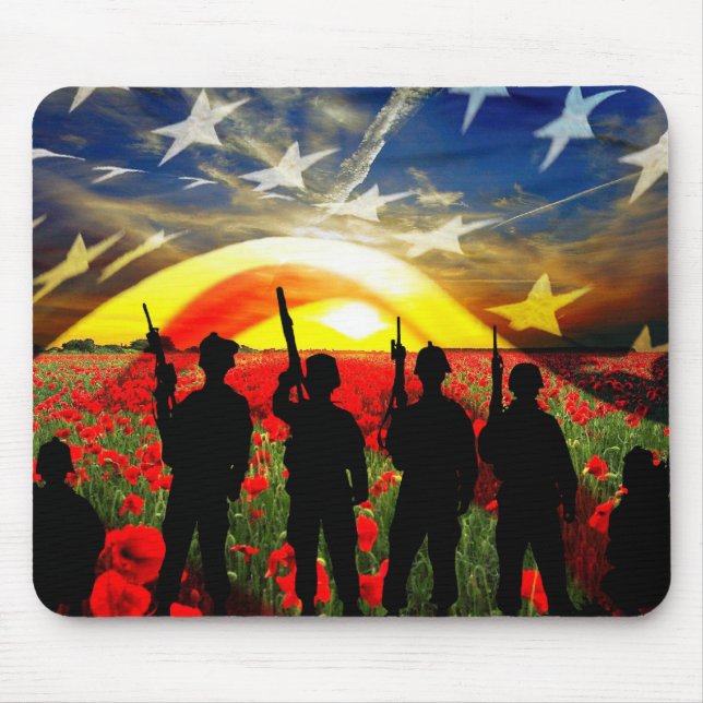 USA In Honor Mouse Pad (Front)