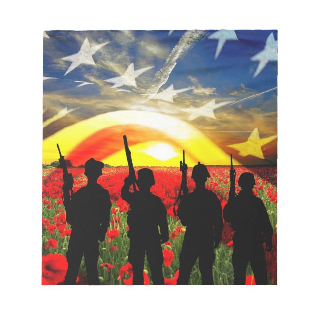 USA In Honor Notepad (Front)