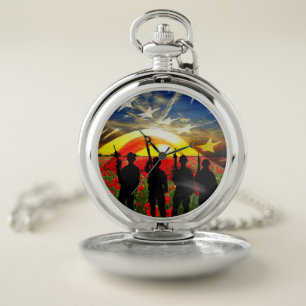 USA In Honor Pocket Watch