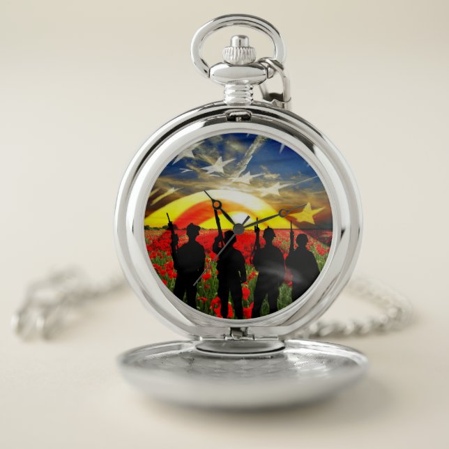 USA In Honor Pocket Watch (Inside)