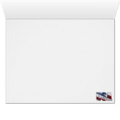 USA in Red White and Blue American Patriotic Flag (Inside Horizontal (Bottom))