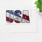 USA in Red White and Blue American Patriotic Flag (Desk)