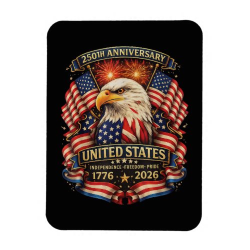 USA Independence 250th Anniversary 1776 2026 Magnet