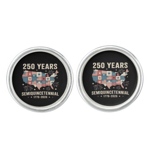USA Independence 250th Anniversary  Cufflinks