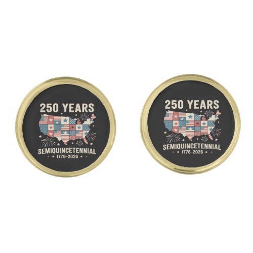 USA Independence 250th Anniversary  Cufflinks