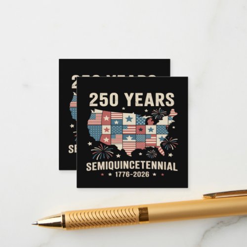 USA Independence 250th Anniversary  Enclosure Card