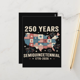 USA Independence 250th Anniversary Postcard