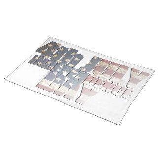 USA/Independence Day Cloth Placemat