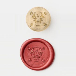 USA Independence Day greeting card Wax Seal Stamp