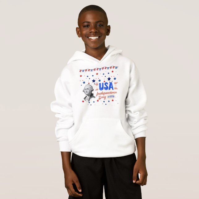 USA Independence Day Hoodie (Front Full)
