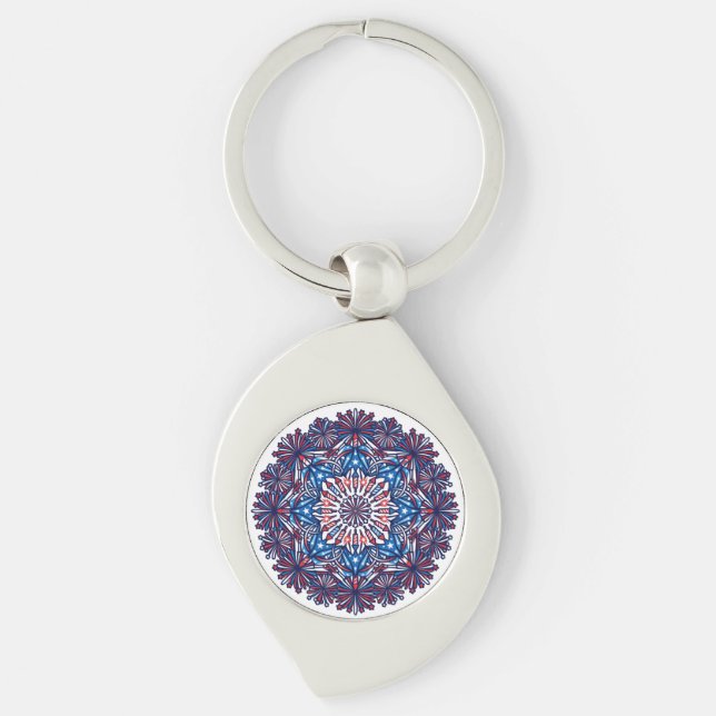 USA Independence Day Keychain (Front)