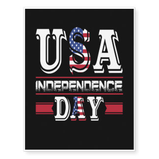 USA Independence Day Temporary Tattoos