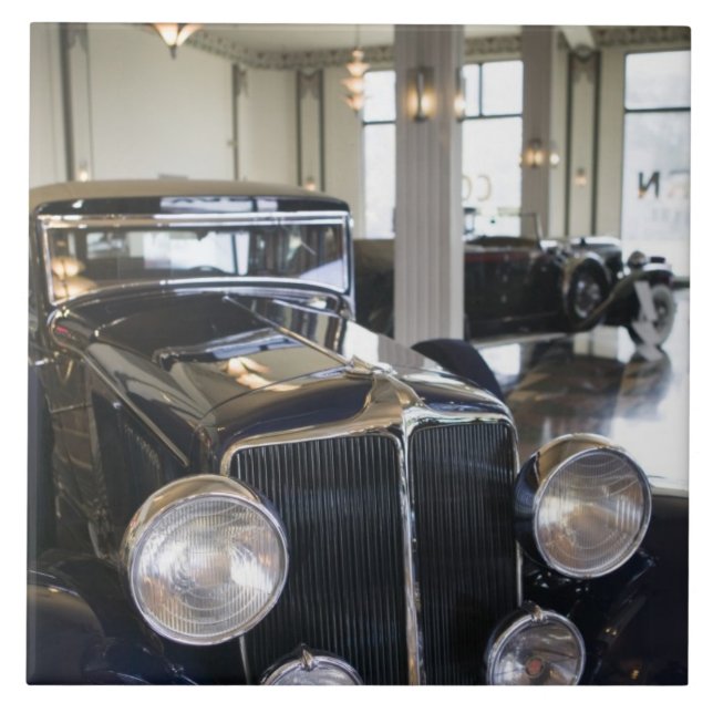 USA, Indiana, Auburn: Auburn, Cord, Duesenberg 6 Ceramic Tile (Front)