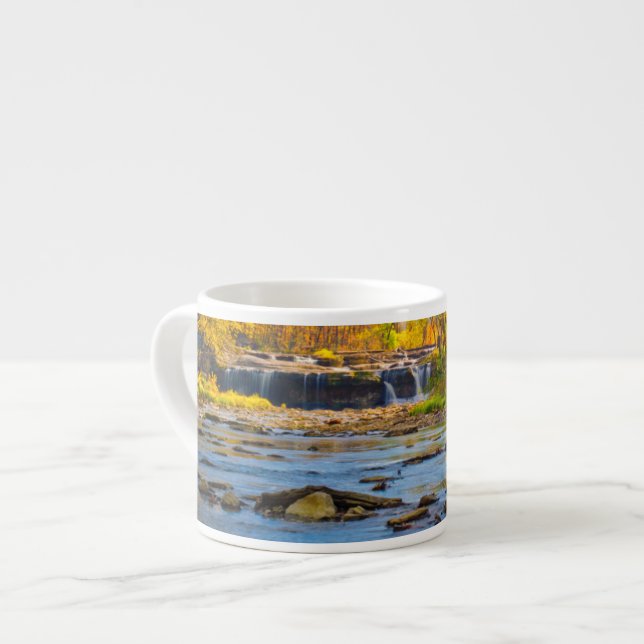 USA, Indiana. Cataract Falls State Recreation Espresso Cup (Front Left)