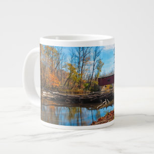 USA, Indiana, Cataract Falls State Recreation Large Coffee Mug