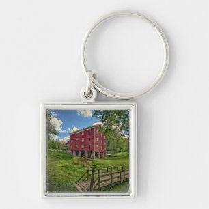 USA, Indiana, Cutler. Adams Mill Keychain