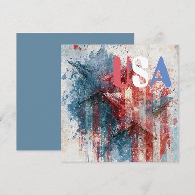 USA Invitation (Front/Back)