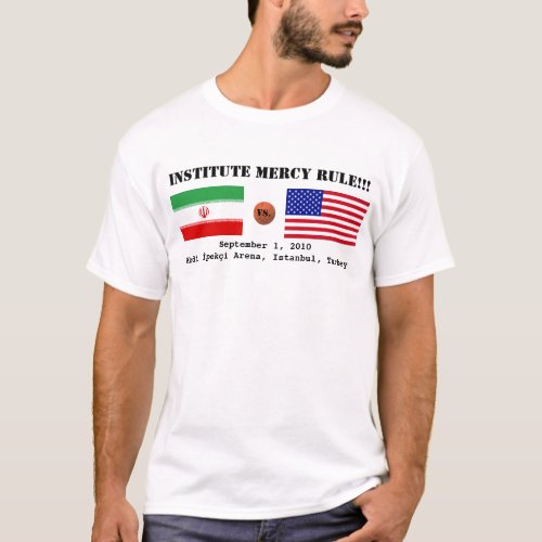 USA _ IRAN Game T_Shirt