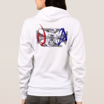 Usa Iron Cross Hoodie by Method77 at Zazzle