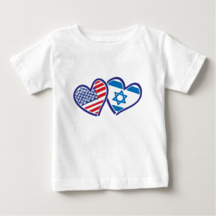 USA---Israel-Love-final Baby T-Shirt