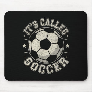 Usa It's Called Soccer Not Football Funny Distress Mouse Pad