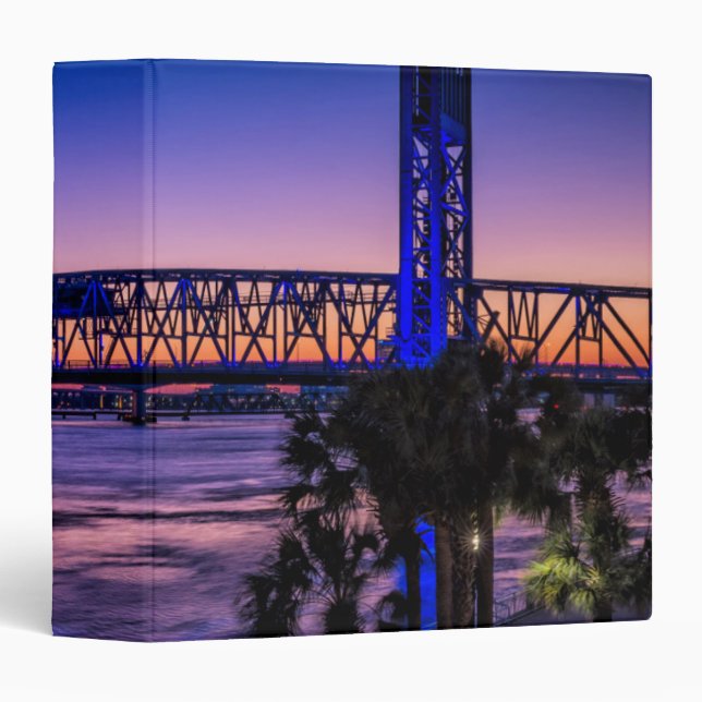USA, Jacksonville, Florida 3 Ring Binder (Front/Spine)