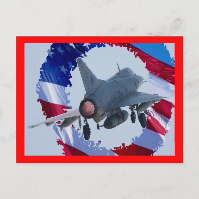Usa Jet Postcard (Front)