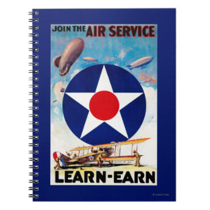 USA - Join the Air Service Learn-Earn Notebook