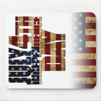 USA July 4th Independence Day Mouse Pad