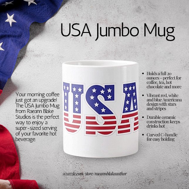 USA Jumbo Mug (Creator Uploaded)