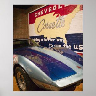 USA, Kentucky, Bowling Green: National Corvette 2 Poster