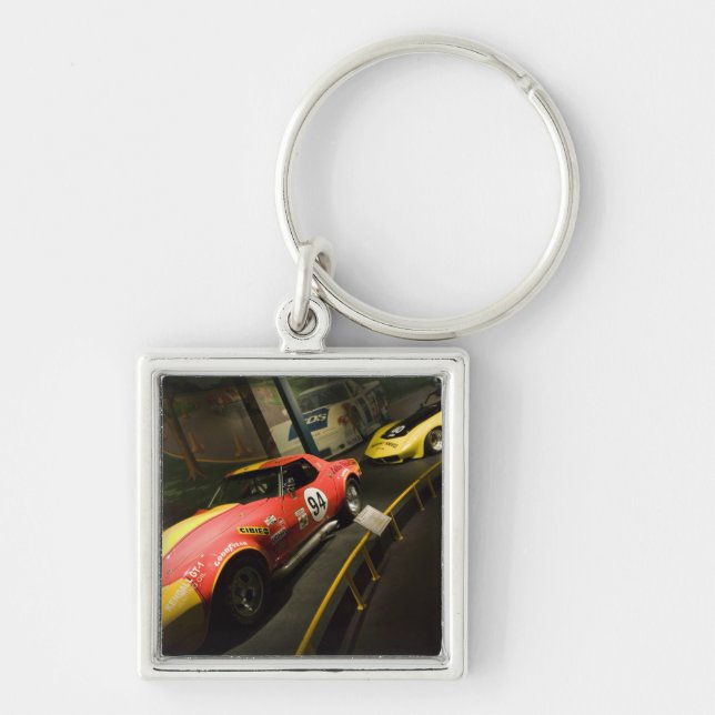 USA, Kentucky, Bowling Green: National Corvette 4 Keychain (Front)