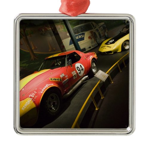 USA, Kentucky, Bowling Green: National Corvette 4 Metal Ornament