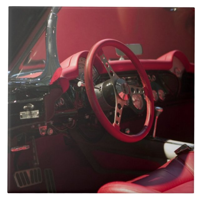 USA, Kentucky, Bowling Green: National Corvette Ceramic Tile (Front)