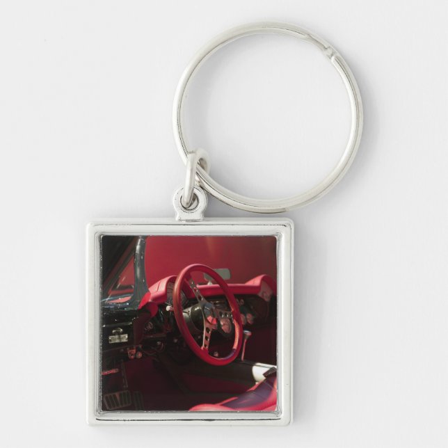 USA, Kentucky, Bowling Green: National Corvette Keychain (Front)
