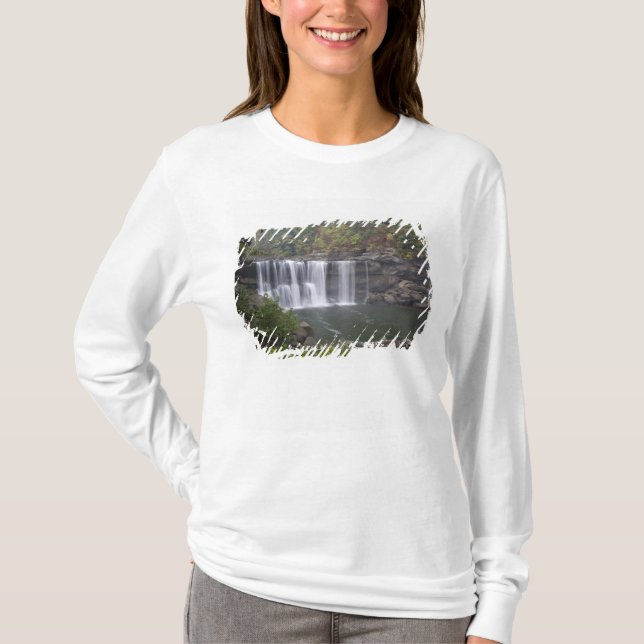 USA - Kentucky. Cumberland Falls on the T-Shirt (Front)